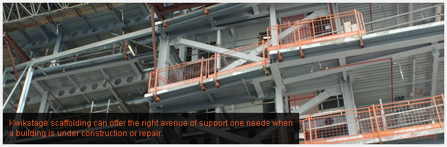 Kwikstage scaffolding can offer the right avenue of support one needs when a building is under construction or repair