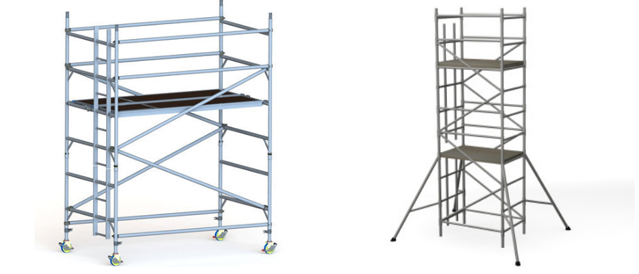 Mobile scaffold towers