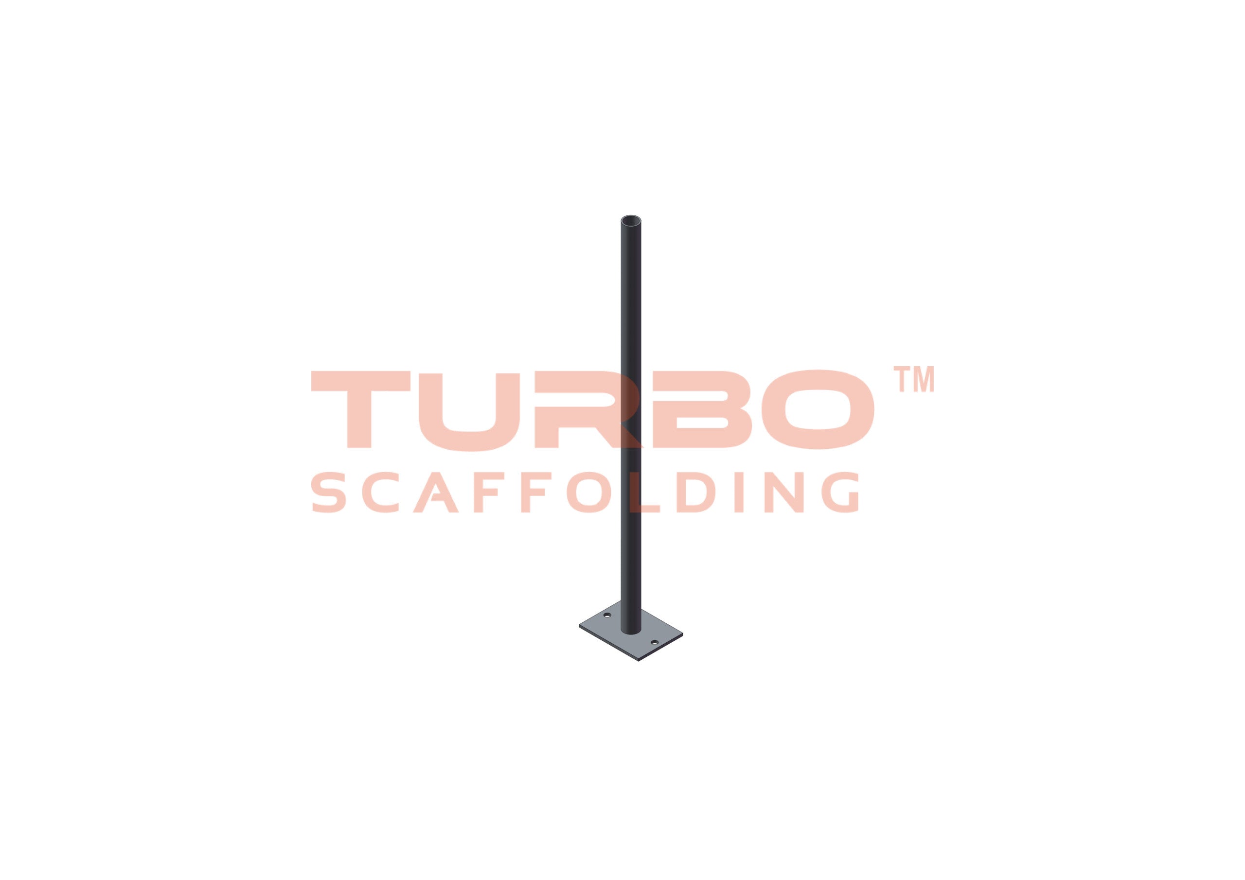 Hand Rail Post Galvanised – 1.2m