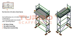 Kwikstage Scaffolding Package – 2.4m x 0.7m x 4.0m x 2 – Board Hop