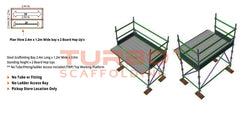 Kwikstage Scaffolding Package – 2.4m x 1.2m x 3.0m x 2 – Board Hop