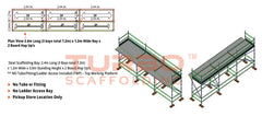 Kwikstage Scaffolding Package – 7.2m x 1.2m x 3.0m x 2 – Board Hop