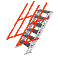 Narrow Adjustable Stairs