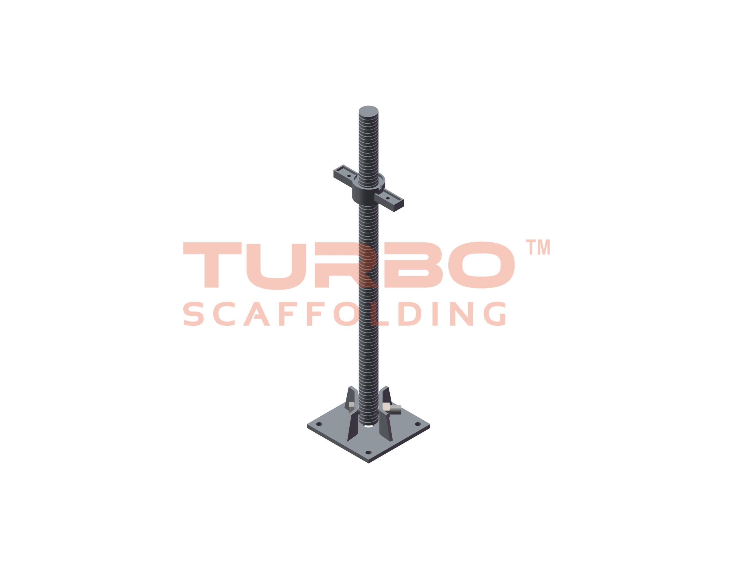 Swivel Solid Jack – Galvanised
