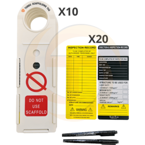 Scaffolding Tag Box with Inserts