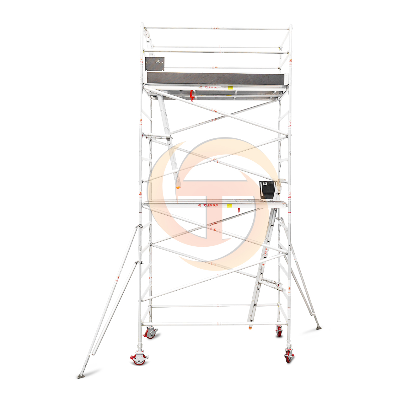 4.7m – 5.0m Wide Aluminium Mobile Scaffold Tower (Standing Height)