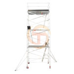 6.3m – 6.6m Wide Aluminium Mobile Scaffold Tower (Standing Height)