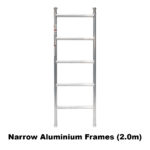 5.1m – 5.4m Narrow Aluminium Mobile Scaffold Tower (Standing Height)