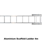 5.1m – 5.4m Narrow Aluminium Mobile Scaffold Tower (Standing Height)