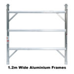 5.9m – 6.2m Wide Aluminium Mobile Scaffold Tower (Standing Height)
