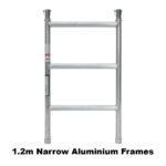 2.7m – 3.0m Narrow Aluminium Mobile Scaffold Tower (Standing Height)