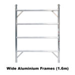 1.9m – 2.2m Wide Aluminium Mobile Scaffold Tower (Standing Height)