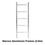 2.3m – 2.6m Narrow Aluminium Mobile Scaffold Tower (Standing Height)