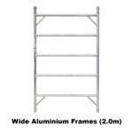 2.3m – 2.6m Wide Aluminium Mobile Scaffold Tower (Standing Height)